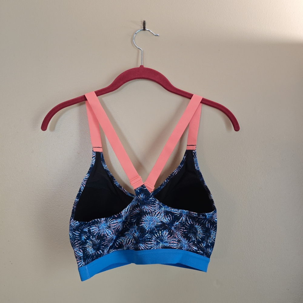 Colorful Patterned Sports Bra - Picture 2 of 2